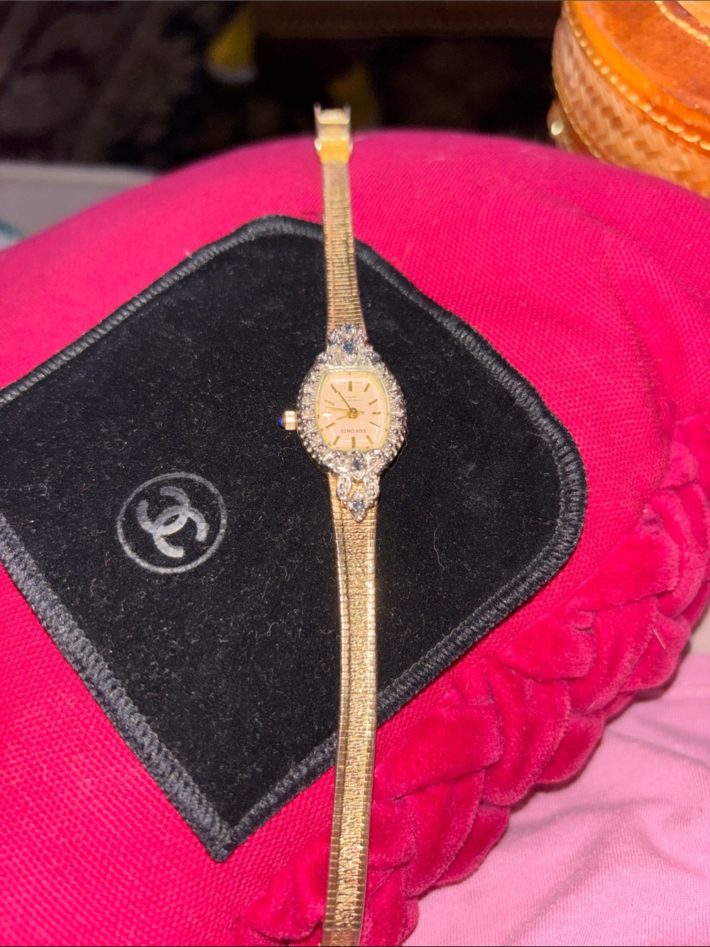 Vintage Dufonte Lucian Piccard Quartz Diamond Watch